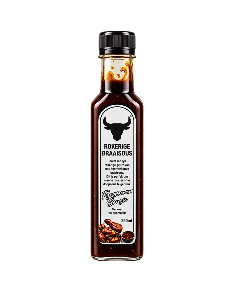 Rokerige Braaisous sous bottle